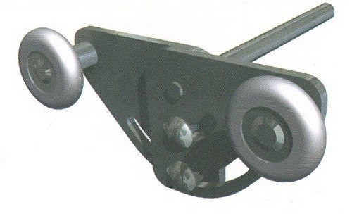 [104003003] Tandemrulle, 12mm axel, kraftig konstruktion
