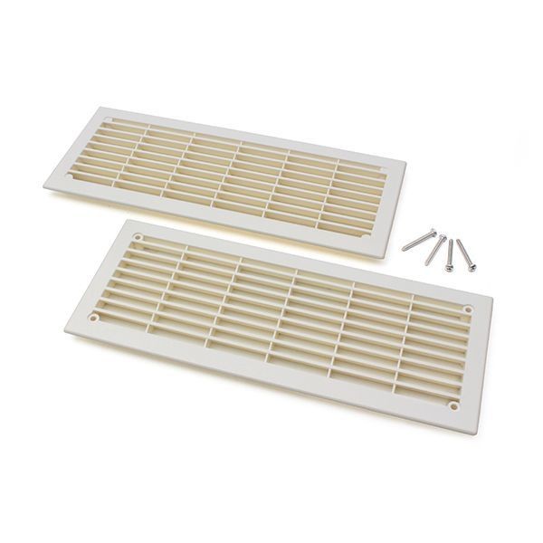 [107003003] Ventilationsgaller, vitt, ej låsbart