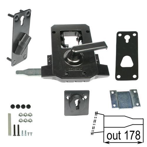 [107005018] Crawford safety lock, left