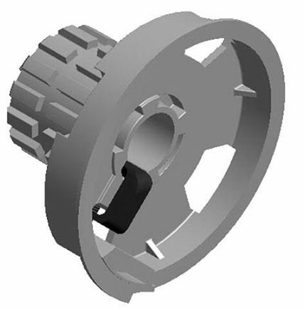 [108004025] Lindningshylsa Ratch 152 hex höger