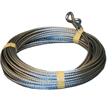 Lyftkabelset 4mm,L=12900mm, med fingerborg och pressad plugg