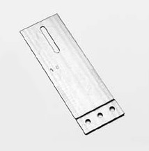 [109007007] Track connecting plate 60x180mm. galvanized