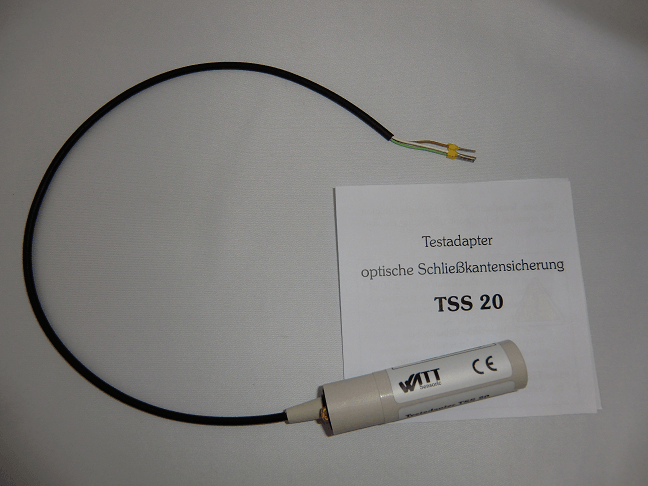 Testadapter för optisk klämlist