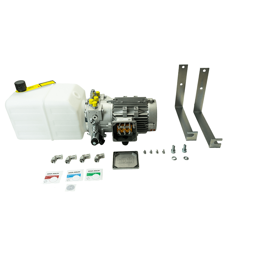 Hydraulaggregat för teledock, 2 ventiler, 1,5 kW Assa Abloy fran 2025