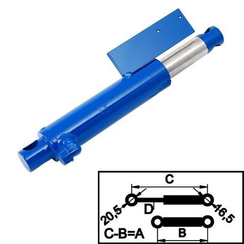 [201003001] Crawford/Hafa hydraulisk cylinder, främre läpp.