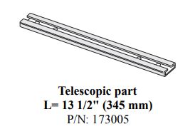 Telescopisch onderdeel L =34