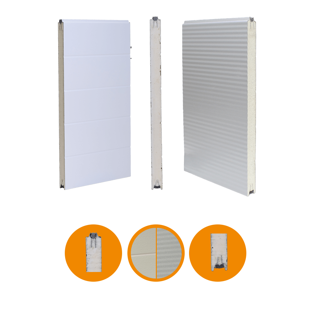 [102001074-a] Alpha Torsektion, Typ ISO Mikro, 40x732mm - RAL9006 (Gesamte Einheit, Standard, Standard)