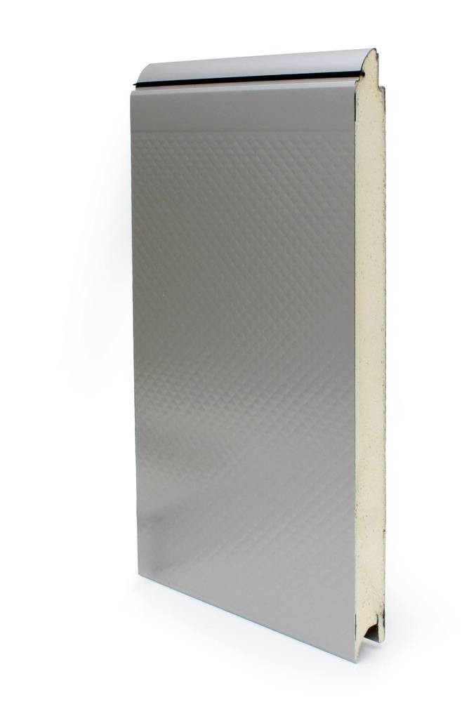 [102001073-a] Crawford 1042 panel - aluminium - RAL9006 (Hel enhet, Standard, Standard)