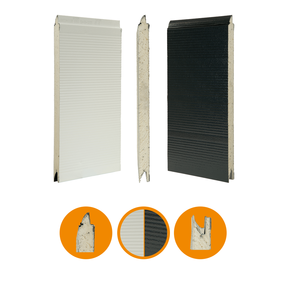 [102001025-a] Crawford portpanel original 542, stål, 42 x 600 mm, RAL 7016 (Hel enhet, Standard, Standard)