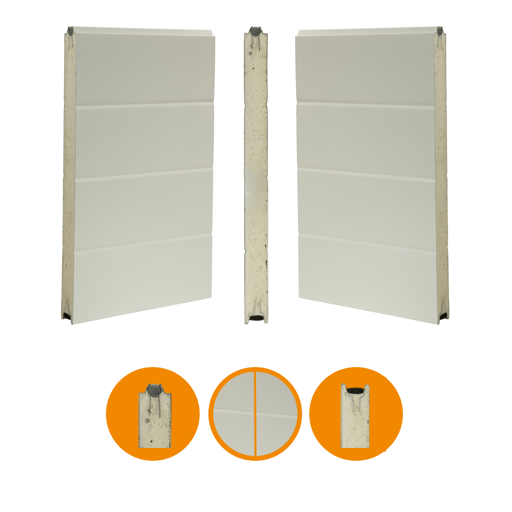 [102001082-a] Dörrpanel 40x488mm, slät / slät (Hel enhet, Standard, Standard)