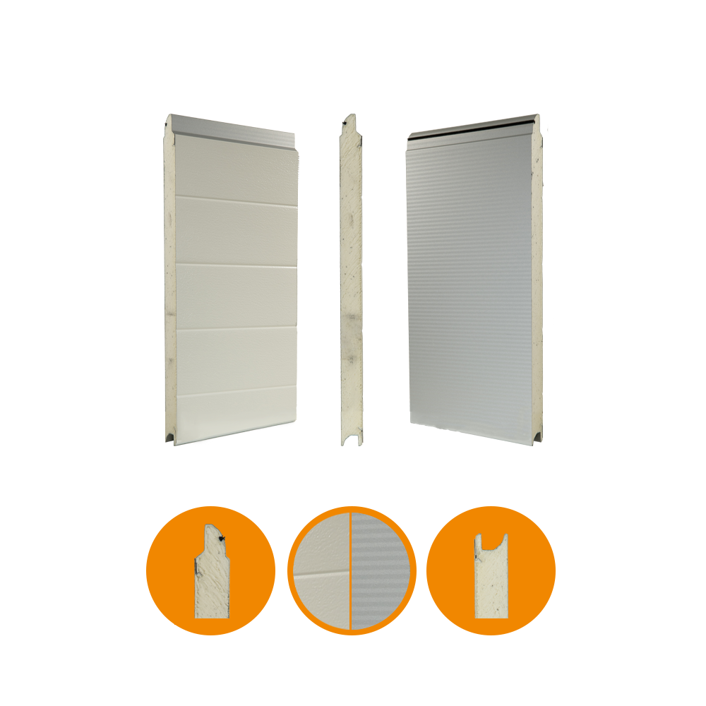 [102001107-a] Hörmann SPU F42 Micrograin H500 - RAL9006 (Hel enhet, Standard, Standard)