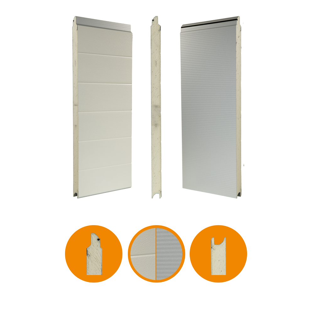 Hörmann SPU F42 Mikrokorn H750, RAL 9006