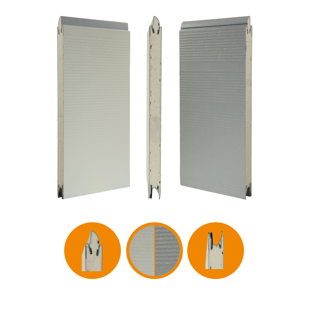 IDD-CR Door section 542 Steel 9006/9002