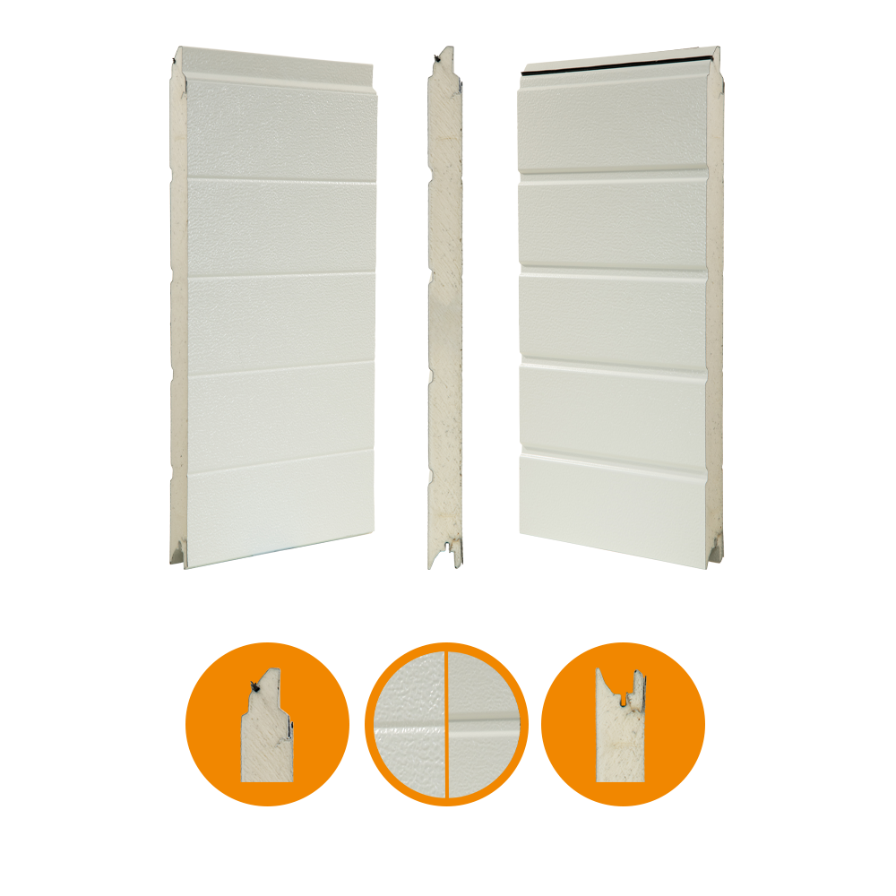 IDD-HO-panel för Hörmann SPU 30/40, 42 x 625 mm, RAL 9002