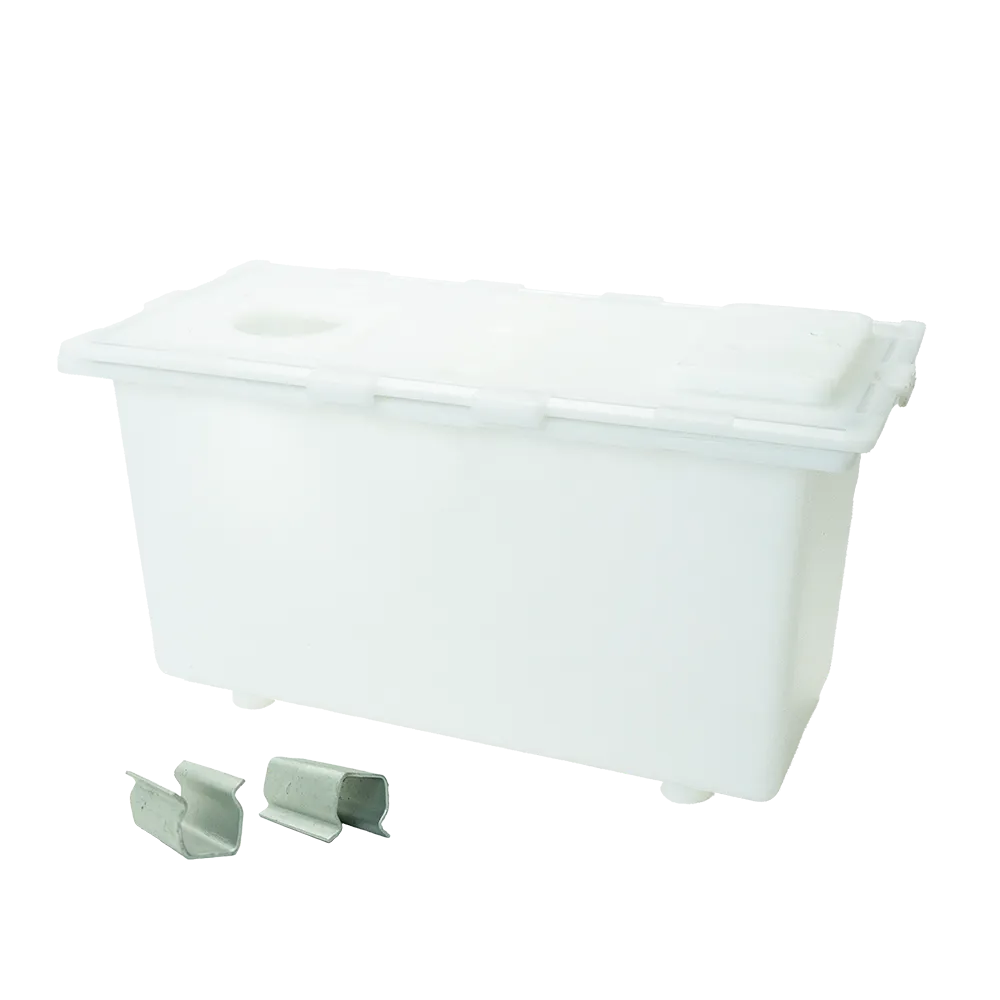 Tank & clips 8L square oil tank complete